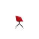 Konferenzstuhl / HAY "About A Chair" / Vollumpolstert rot / Gestell schwarz