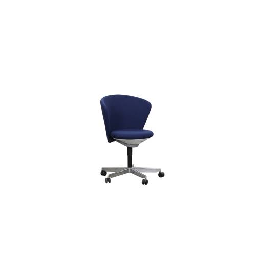 Konferenzstuhl / Bene "Bay Chair" / dunkelblau / HOMEOFFICE