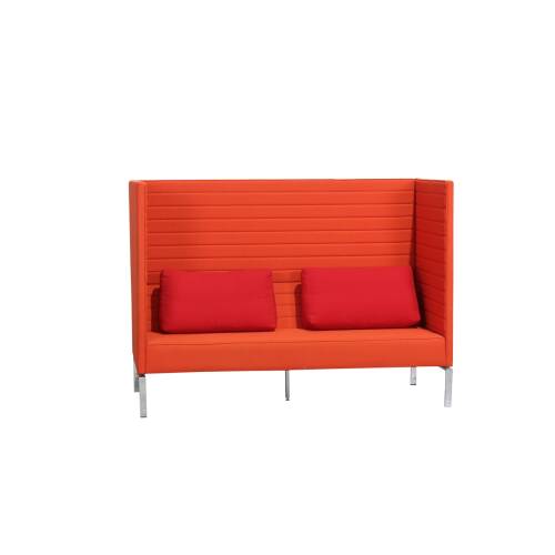 Sofa / 2-Sitzer/ Giulio Marelli "STRIPES BOX" / orange