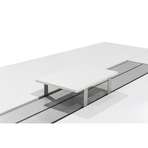 Konferenztisch / Steelcase "4.8 four point eight" / weiß / 480 x 150 cm
