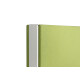 "Inside" Akustik-Stellwandelement in grün, 150 x 120 cm -  Einzeln mit 2 Füßen