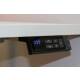 Steh-Sitz-Schreibtisch / Memory Display / elektrisch höhenverstellbar / 140 x 80 cm / Gestell anthrazit (7016)