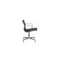 Konferenzstuhl / vitra "Aluminium Chair EA 108" / Hopsak schwarz