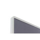 Mobile Pinnwand / Medienwand / Trennwand / Meta / 195,5 x 126 cm / grau