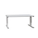 Steh-Sitz-Schreibtisch / Wini "Winea Eco" / weiß / 160 x 80 cm / T-Fuß weiß