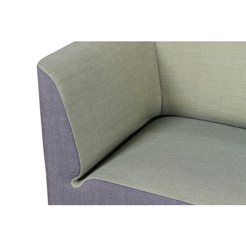 Sofa / Profim "SoftBox" / 3-Sitzer / grün/grau