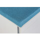 Rollcontainer / Ophelis / Privatfach / weiß / 60 cm - mit Sitzkissen blau