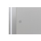 Aufsatz-Sideboard / Gumpo "a-line" / grau / Querrolllade / 120 cm / 4 Ordnerhöhen