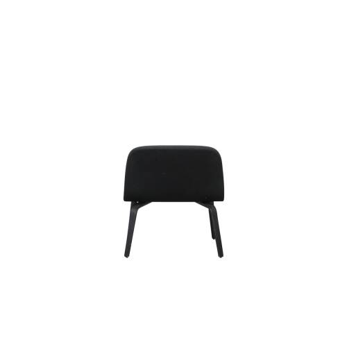 Loungestuhl / MUUTO "Visu Lounge Chair" / esche schwarz / Polster schwarz