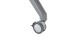 Mobiler Klapptisch / Besprechungstisch, seitlich klappbar - 120 x 80 cm - Gestell aluminium