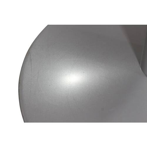 Besprechungstisch / Haworth / weiß / 90 cm Durchmesser / Tellerfuß grau