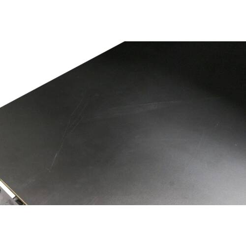 Schreibtisch / Tecno "Nomos" / HPL Platte schwarz / 160 x 79 cm