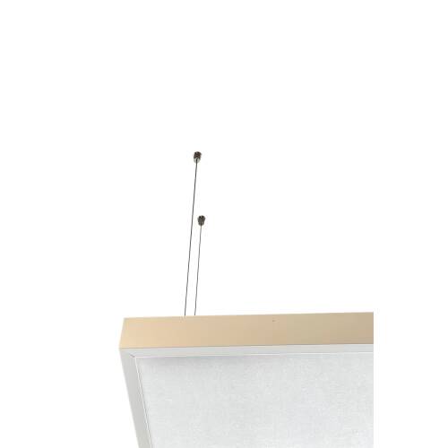 Akustikpaneele / Deckenpaneele / objectiv "AluFrame SMART" / weiß / 120 x 40 cm