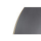Besprechungstisch / vitra "Segmented Table" / Linoleum schwarz / Durchmesser 110 cm