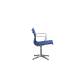 Konferenzstuhl / Herman Miller "Aluminium Chair EA 107" / Hopsak blau