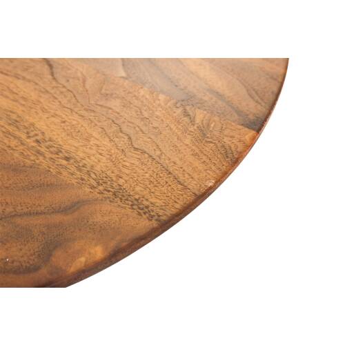 Beistelltisch / vitra "Occasional Low Table" / nussbaum / Durchmesser 50 cm