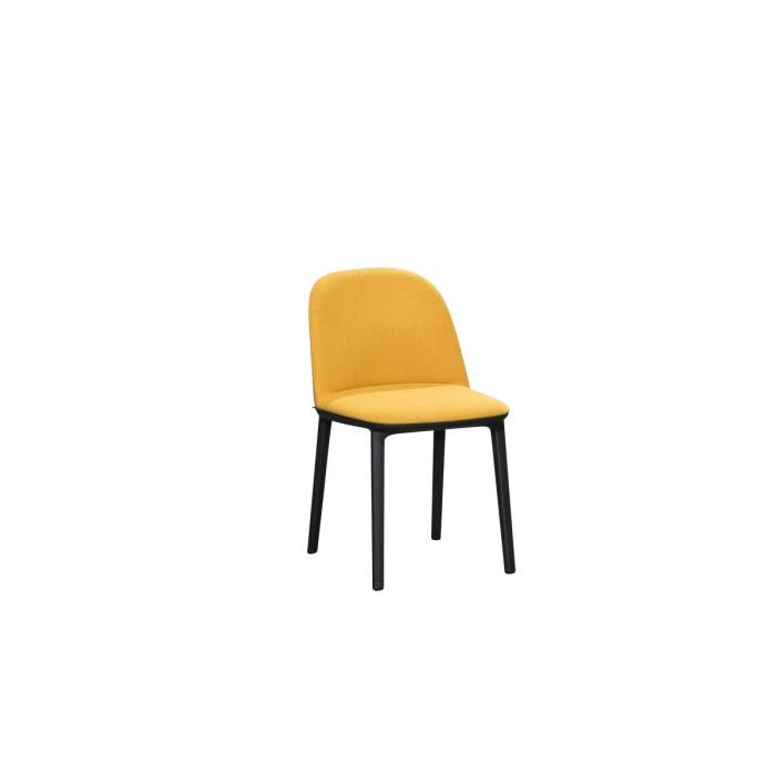 Besucherstuhl / vitra Softshell Side Chair / rapsgelb