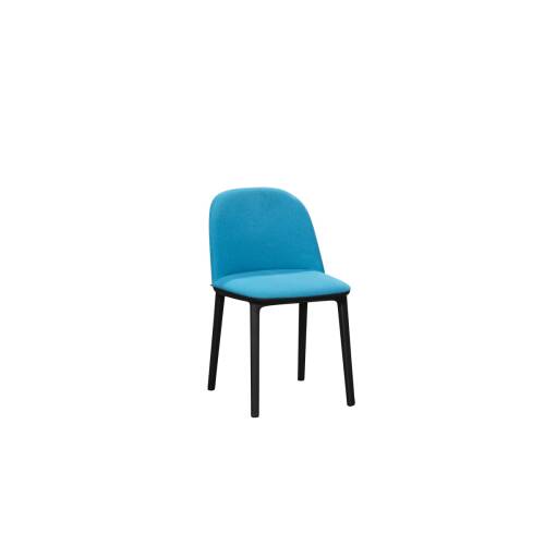 Besucherstuhl / vitra Softshell Side Chair / blau