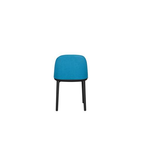 Besucherstuhl / vitra "Softshell Side Chair" / blau