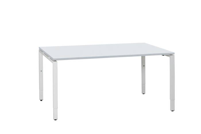 Schreibtisch / Haworth "Tibas" / 160 x 80 cm / grau