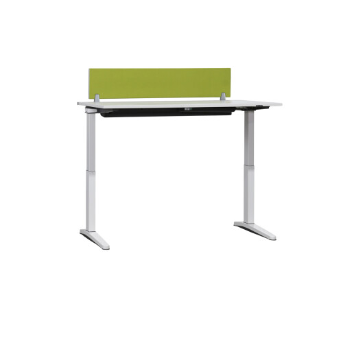 Steh-Sitz-Schreibtisch / Steelcase Ology / weiß / 160 x...