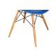 Besucherstuhl / vitra "Eames Plastic Side Chair" / Sitzschale blau