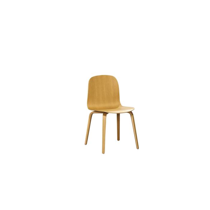 Besucherstuhl / MUUTO "Visu Chair" / eiche