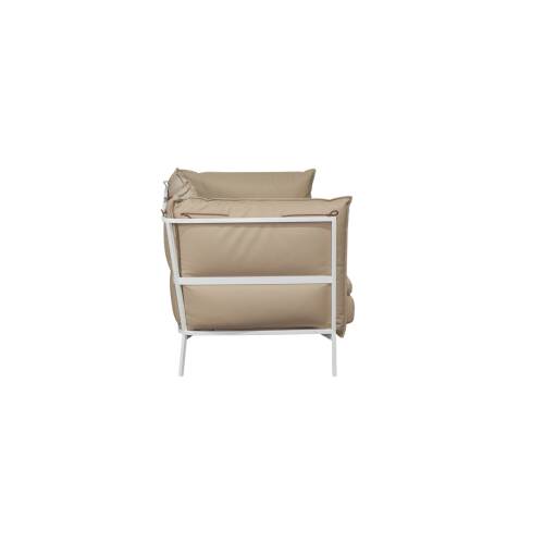 2-Sitzer / Sofa / Cappellini "BASKET 011" / Leder beige