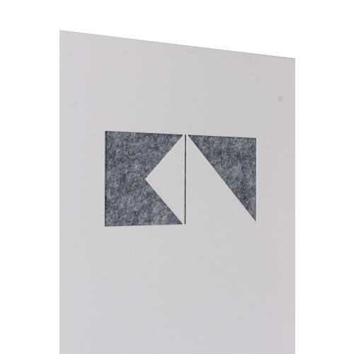 Magnettafel / Pinnwand / Whiteboard / König & Neurath "Style.Guide.Wall Big" / beidseitig nutzbar / Standfuß weiß